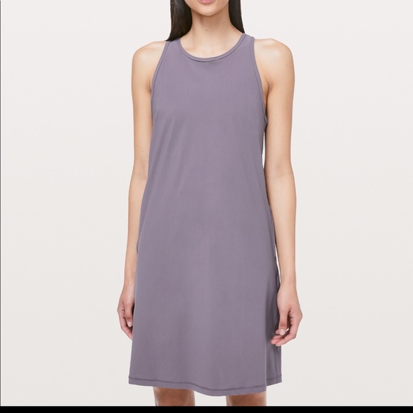 New LULULEMON Early Morning Dress GRHP Purple 6 - Picture 2 of 5